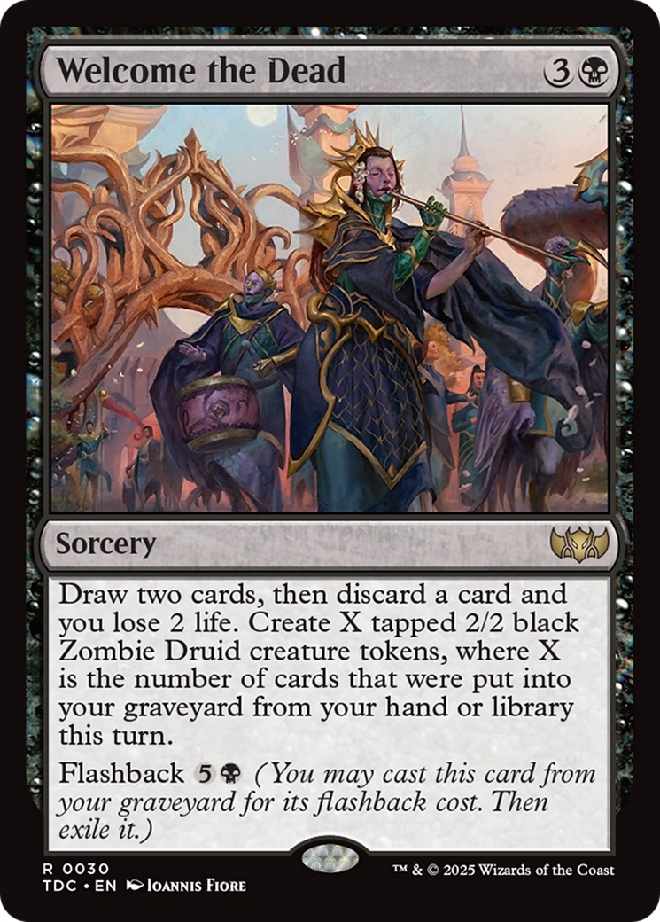 Welcome the Dead (30) [Commander: Tarkir: Dragonstorm] - Deck Out Gaming