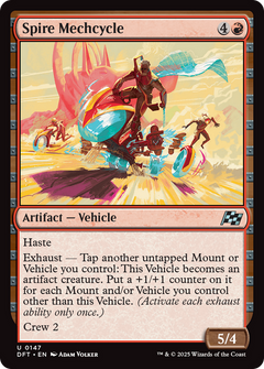 Spire Mechcycle (147) [Aetherdrift] foil - Deck Out Gaming