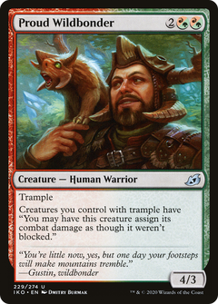 Proud Wildbonder (229) [Ikoria: Lair of Behemoths] foil - Deck Out Gaming