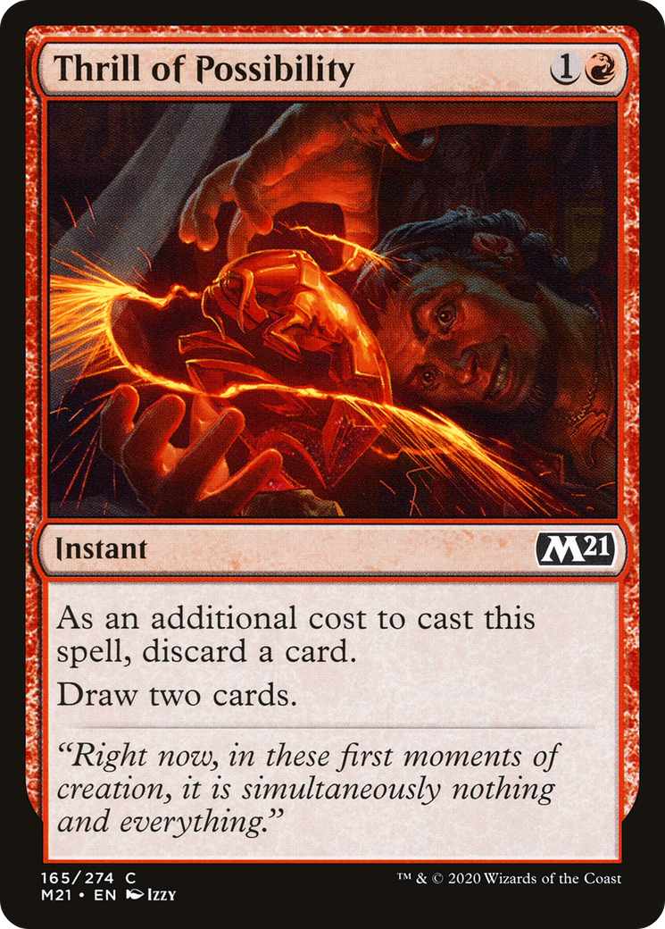 Thrill of Possibility (165) [Core Set 2021] foil - Deck Out Gaming