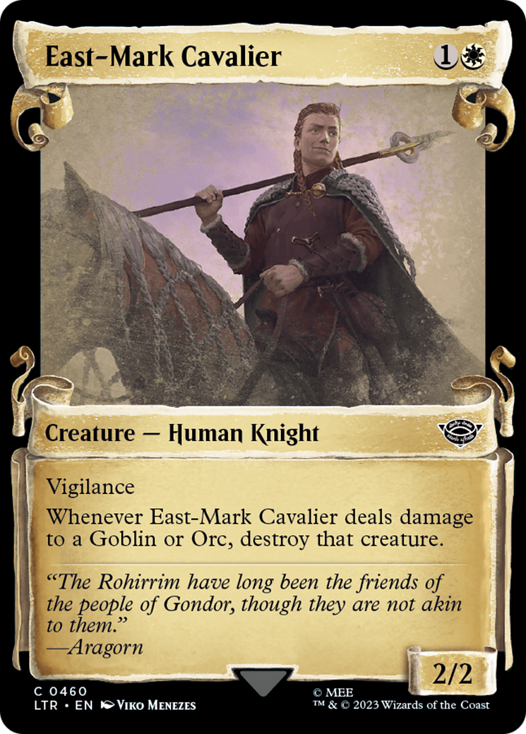 East-Mark Cavalier (Showcase Scrolls) (460) [The Lord of the Rings: Tales of Middle-earth] - Deck Out Gaming