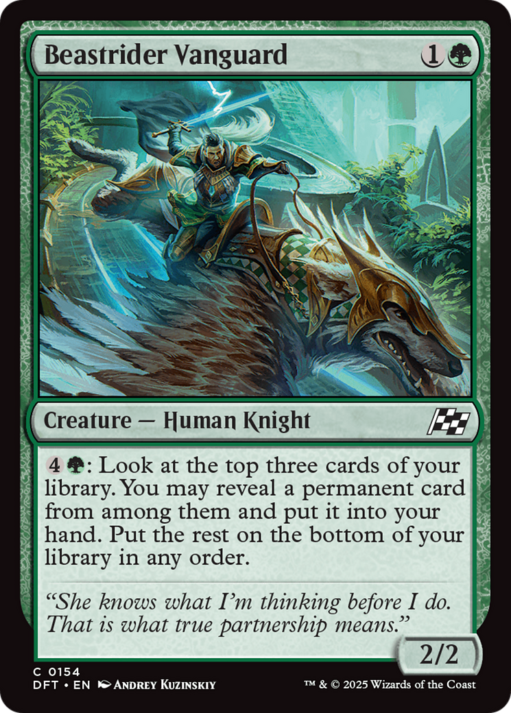 Beastrider Vanguard (154) [Aetherdrift] - Deck Out Gaming