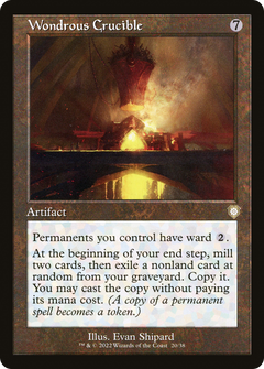 Wondrous Crucible (Retro Frame) (20) [Commander: The Brothers' War] - Deck Out Gaming