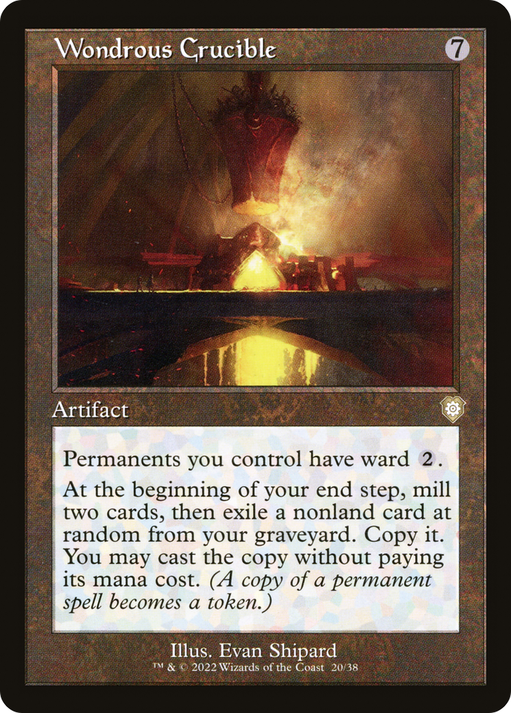 Wondrous Crucible (Retro Frame) (20) [Commander: The Brothers' War] - Deck Out Gaming