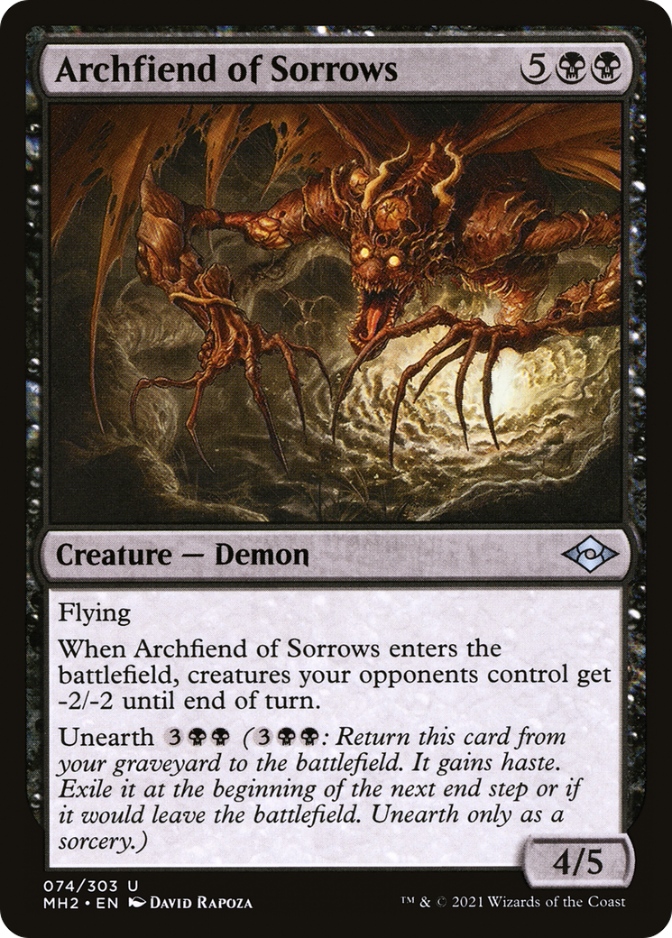 Archfiend of Sorrows (74) [Modern Horizons 2] - Deck Out Gaming