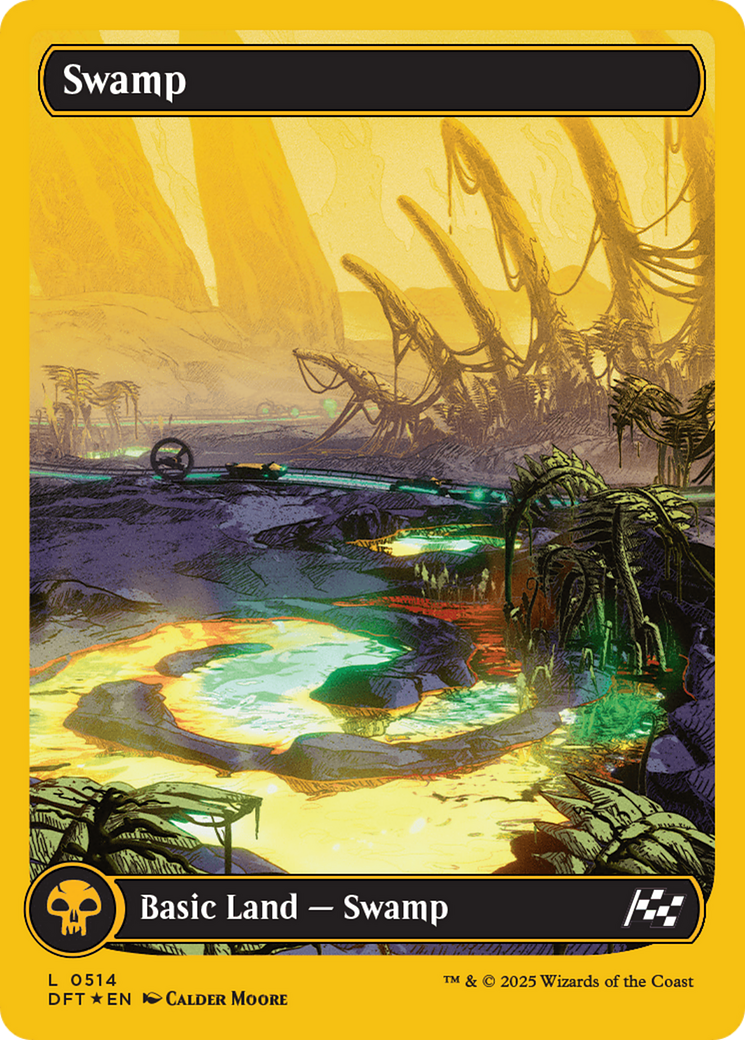 Swamp (0514) (First-Place Foil) (514) [Aetherdrift] foil - Deck Out Gaming