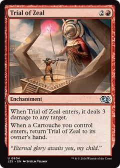 Trial of Zeal (604) [Foundations Jumpstart] - Deck Out Gaming