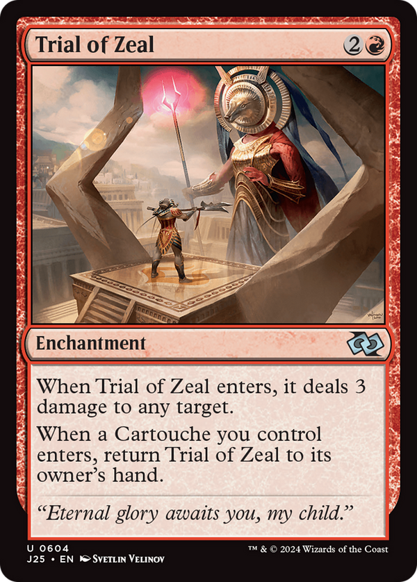Trial of Zeal (604) [Foundations Jumpstart] - Deck Out Gaming