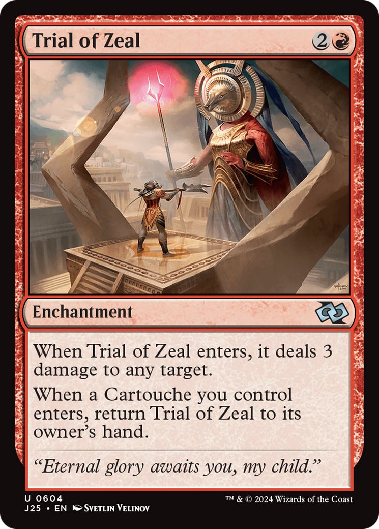 Trial of Zeal (604) [Foundations Jumpstart] - Deck Out Gaming