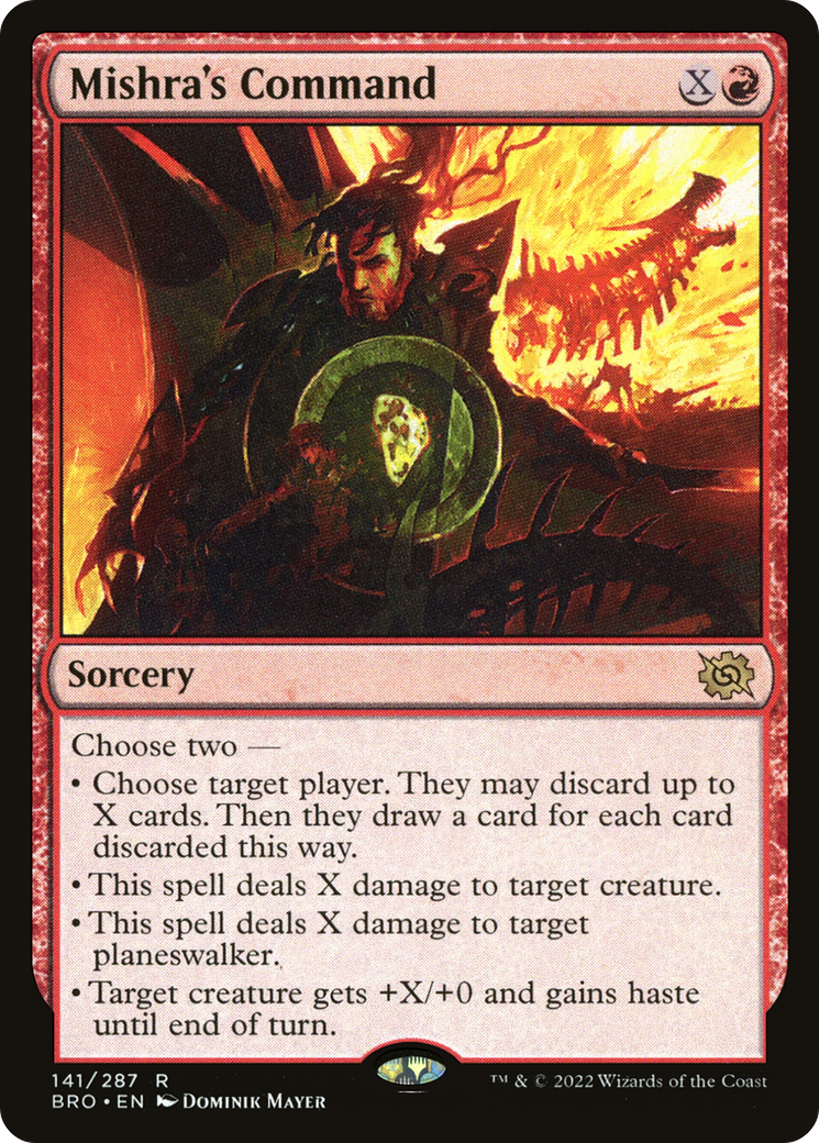 Mishra's Command (141) [The Brothers' War] foil - Deck Out Gaming