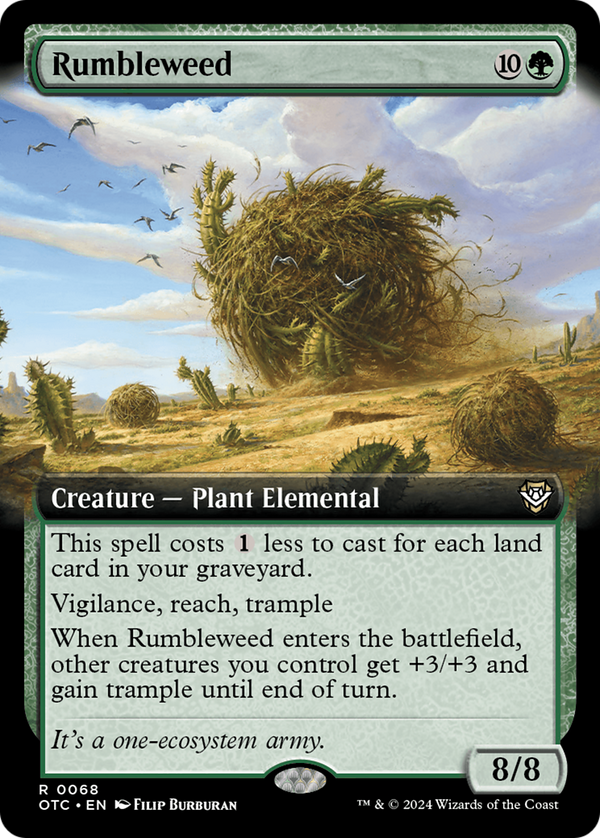 Rumbleweed (Extended Art) (68) [Outlaws of Thunder Junction Commander] - Deck Out Gaming