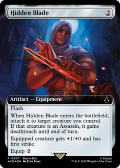 Hidden Blade (Extended Art) (307) [Assassin's Creed] foil - Deck Out Gaming
