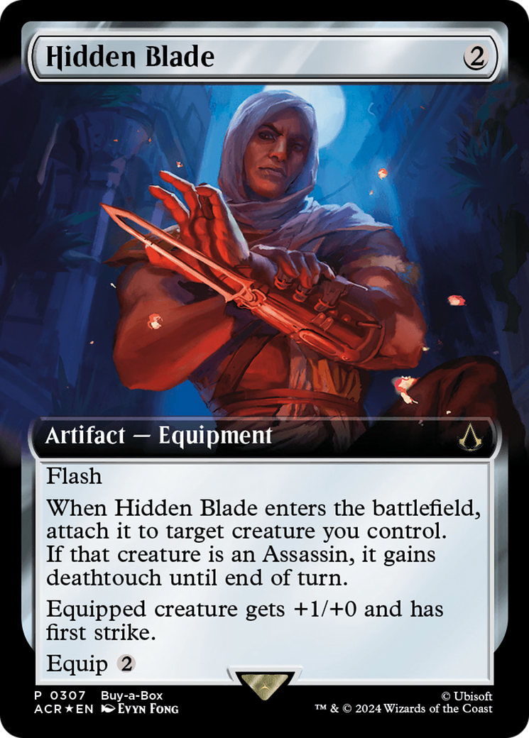 Hidden Blade (Extended Art) (307) [Assassin's Creed] foil - Deck Out Gaming