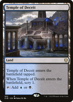 Temple of Deceit (922) [Commander Legends: Battle for Baldur's Gate] - Deck Out Gaming