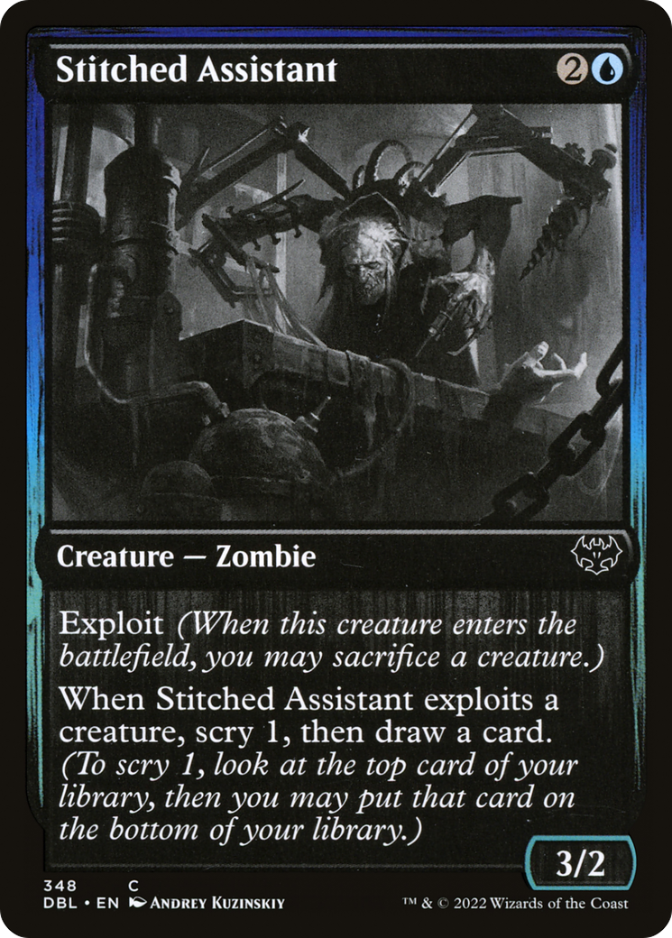 Stitched Assistant (348) [Innistrad: Double Feature] foil - Deck Out Gaming