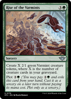 Rise of the Varmints (179) [Outlaws of Thunder Junction] foil - Deck Out Gaming
