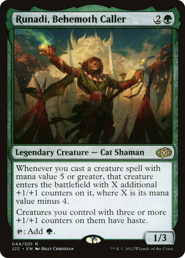 Runadi, Behemoth Caller (44) [Jumpstart 2022] - Deck Out Gaming