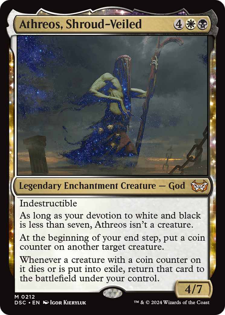 Athreos, Shroud-Veiled (212) [Duskmourn: House of Horror Commander] - Deck Out Gaming