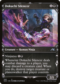 Dokuchi Silencer (Showcase) (340) [Kamigawa: Neon Dynasty] - Deck Out Gaming