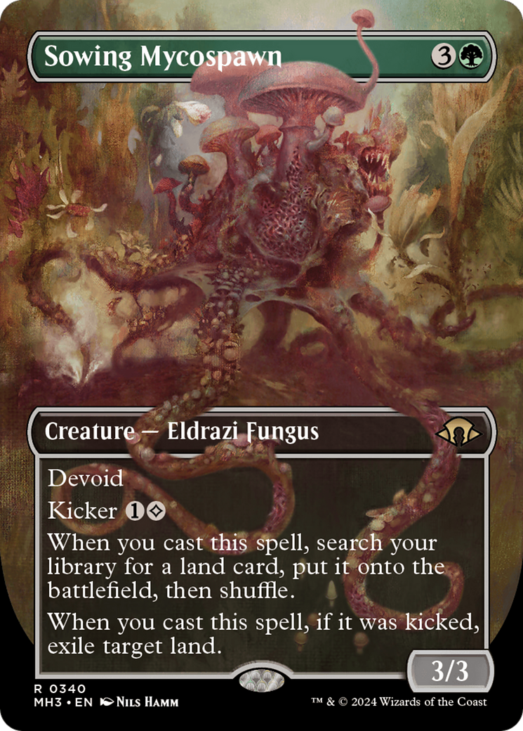 Sowing Mycospawn (Borderless) (340) [Modern Horizons 3] - Deck Out Gaming
