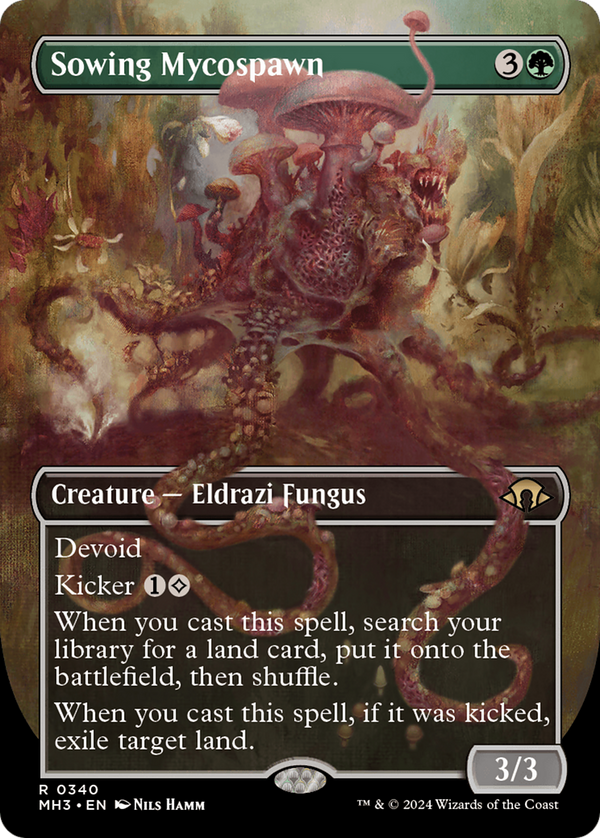 Sowing Mycospawn (Borderless) (340) [Modern Horizons 3] - Deck Out Gaming