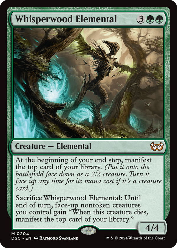 Whisperwood Elemental (204) [Duskmourn: House of Horror Commander] - Deck Out Gaming