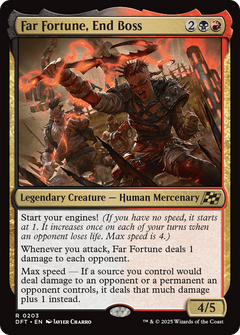 Far Fortune, End Boss (203) [Aetherdrift] foil - Deck Out Gaming
