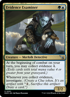 Evidence Examiner (201) [Murders at Karlov Manor] foil - Deck Out Gaming