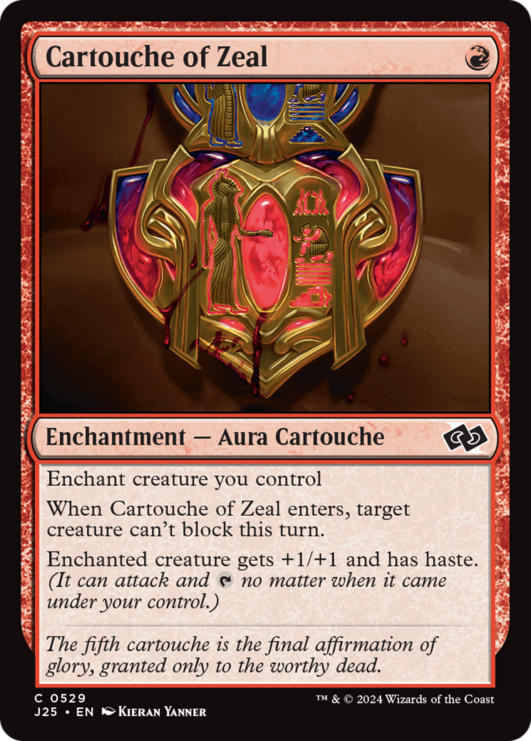 Cartouche of Zeal (529) [Foundations Jumpstart] - Deck Out Gaming