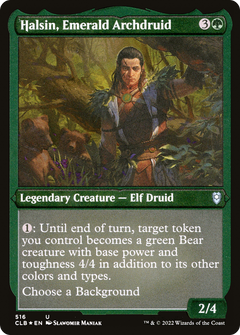 Halsin, Emerald Archdruid (516) [Commander Legends: Battle for Baldur's Gate] etched - Deck Out Gaming
