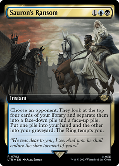 Sauron's Ransom (Extended Art) (Surge Foil) (782) [The Lord of the Rings: Tales of Middle-earth] foil - Deck Out Gaming
