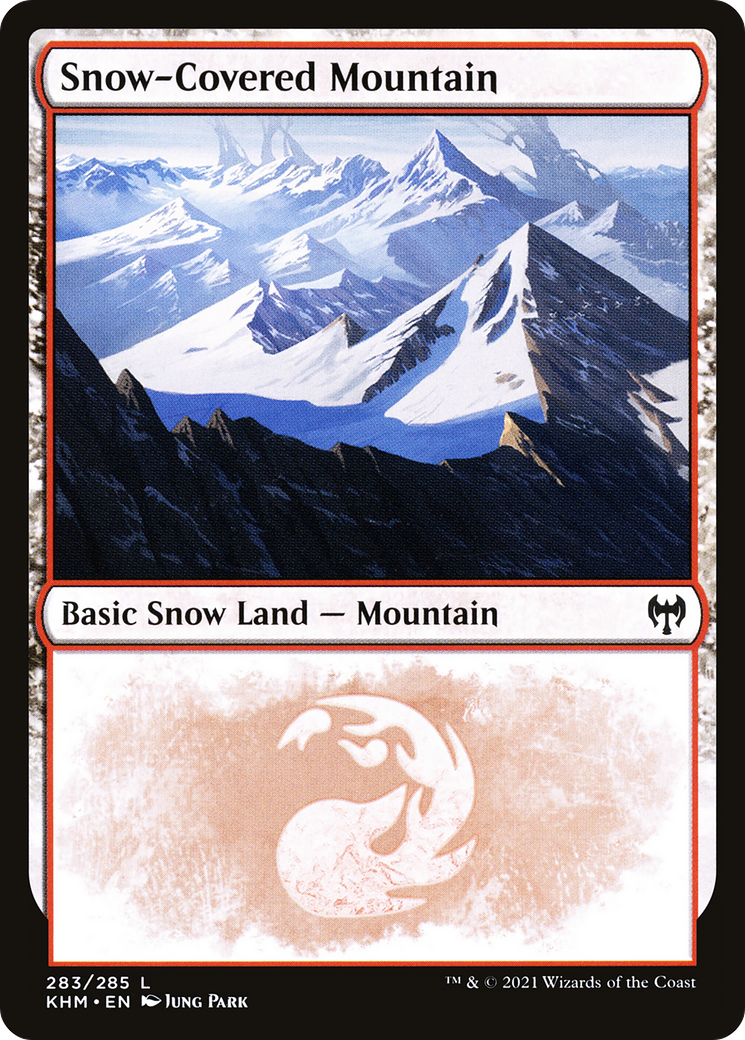 Snow-Covered Mountain (283) [Kaldheim] foil - Deck Out Gaming