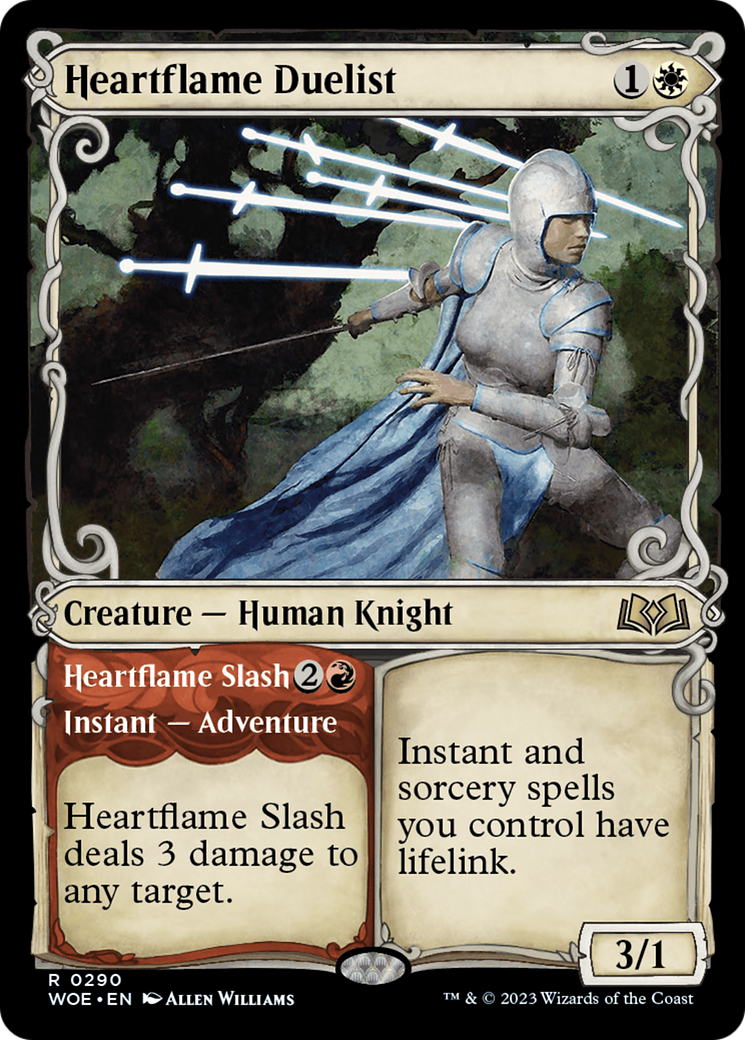 Heartflame Duelist (Showcase) (290) [Wilds of Eldraine] foil - Deck Out Gaming