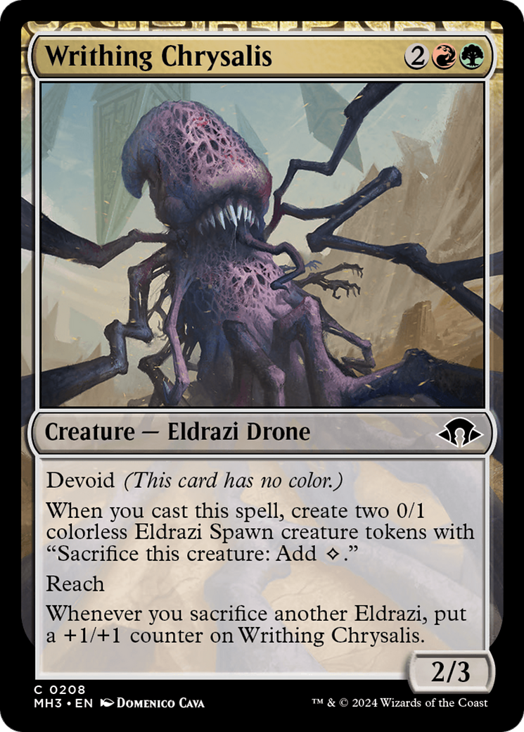 Writhing Chrysalis (208) [Modern Horizons 3] foil - Deck Out Gaming