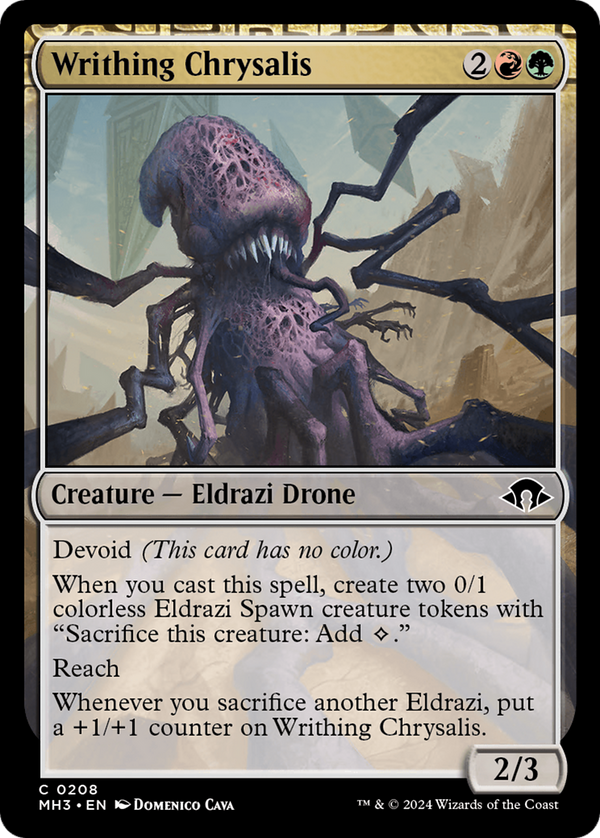 Writhing Chrysalis (208) [Modern Horizons 3] foil - Deck Out Gaming