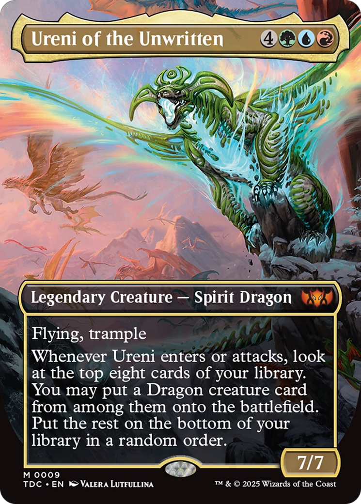 Ureni of the Unwritten (9) [Commander: Tarkir: Dragonstorm] foil - Deck Out Gaming