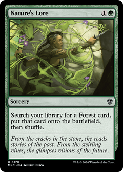 Nature's Lore (178) [Murders at Karlov Manor Commander] - Deck Out Gaming