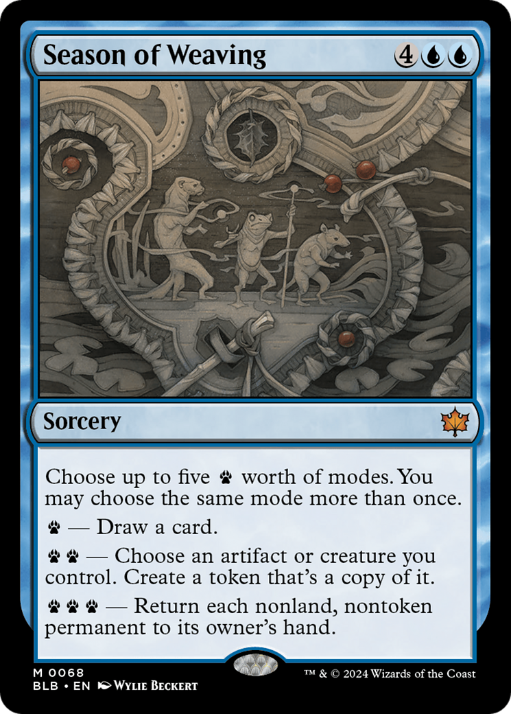 Season of Weaving (68) [Bloomburrow] foil - Deck Out Gaming