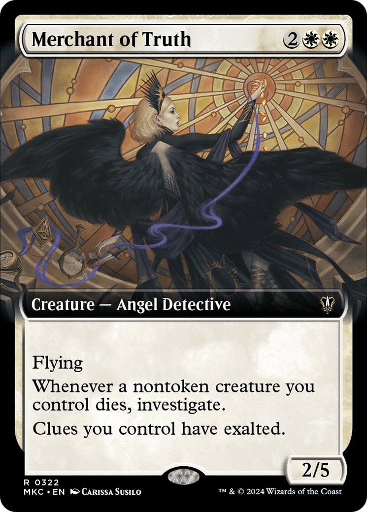 Merchant of Truth (Extended Art) (322) [Murders at Karlov Manor Commander] - Deck Out Gaming