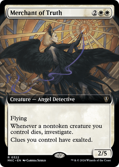 Merchant of Truth (Extended Art) (322) [Murders at Karlov Manor Commander] - Deck Out Gaming