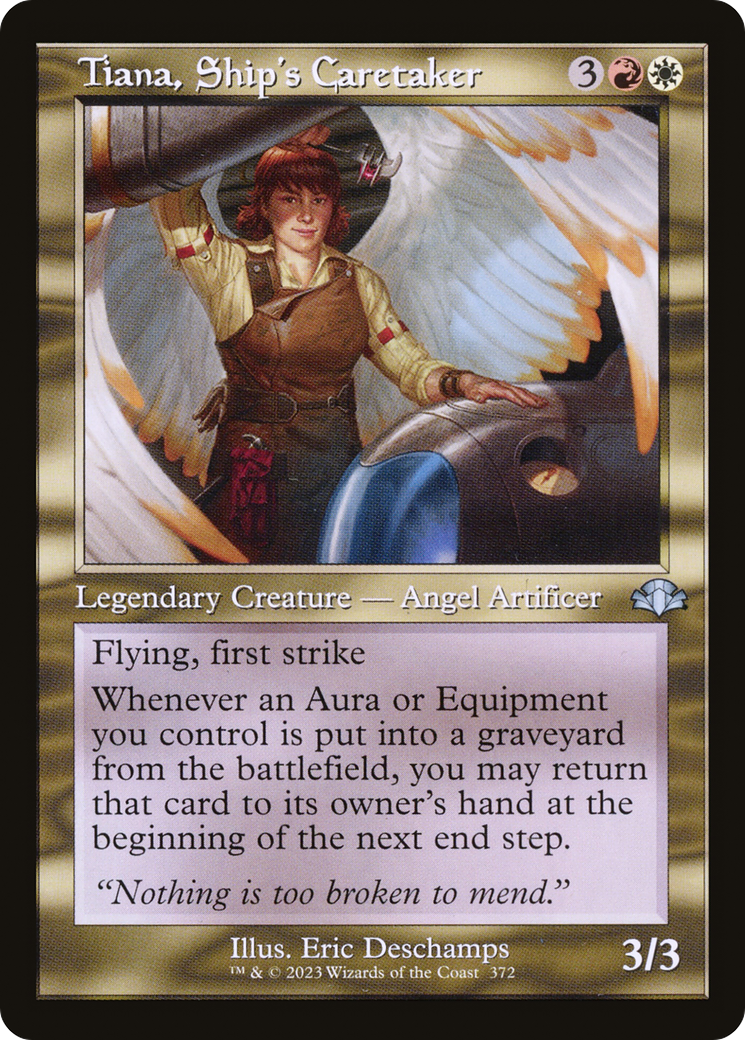 Tiana, Ship's Caretaker (Retro Frame) (372) [Dominaria Remastered] - Deck Out Gaming