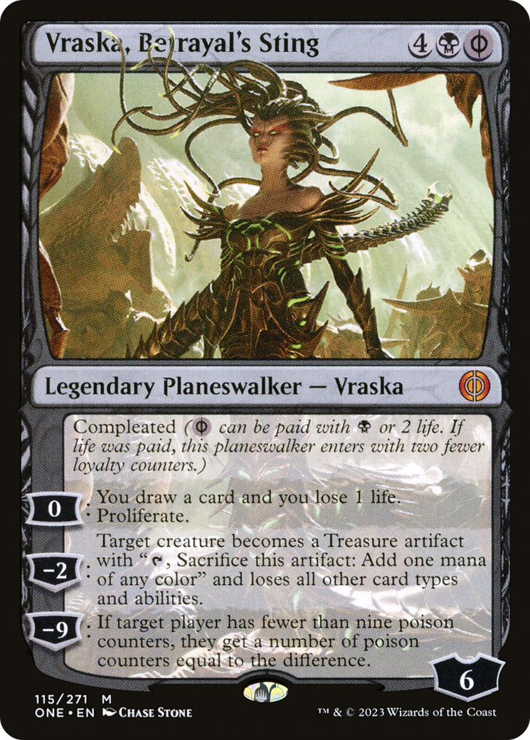 Vraska, Betrayal's Sting (115) [Phyrexia: All Will Be One] - Deck Out Gaming