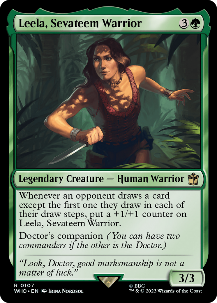 Leela, Sevateem Warrior (107) [Doctor Who] - Deck Out Gaming