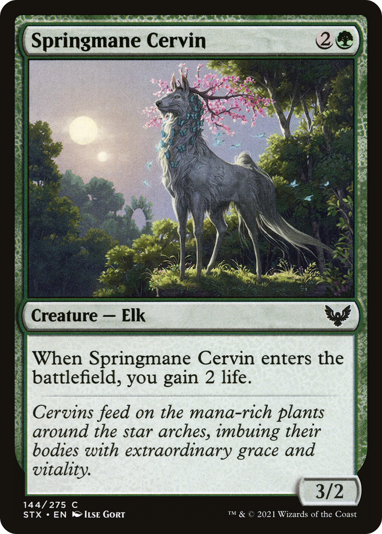 Springmane Cervin (144) [Strixhaven: School of Mages] - Deck Out Gaming