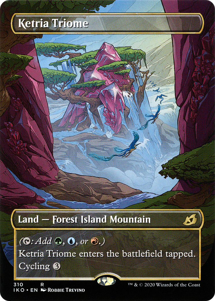 Ketria Triome (Showcase) (310) [Ikoria: Lair of Behemoths] foil - Deck Out Gaming