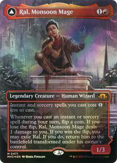 Ral, Monsoon Mage (Borderless) (Textured Foil) (471) [Modern Horizons 3] foil - Deck Out Gaming