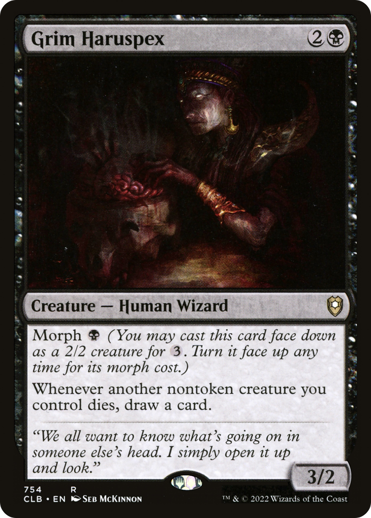 Grim Haruspex (754) [Commander Legends: Battle for Baldur's Gate] - Deck Out Gaming