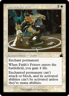 Faith's Fetters (Retro Frame) (307) [Ravnica Remastered] foil - Deck Out Gaming