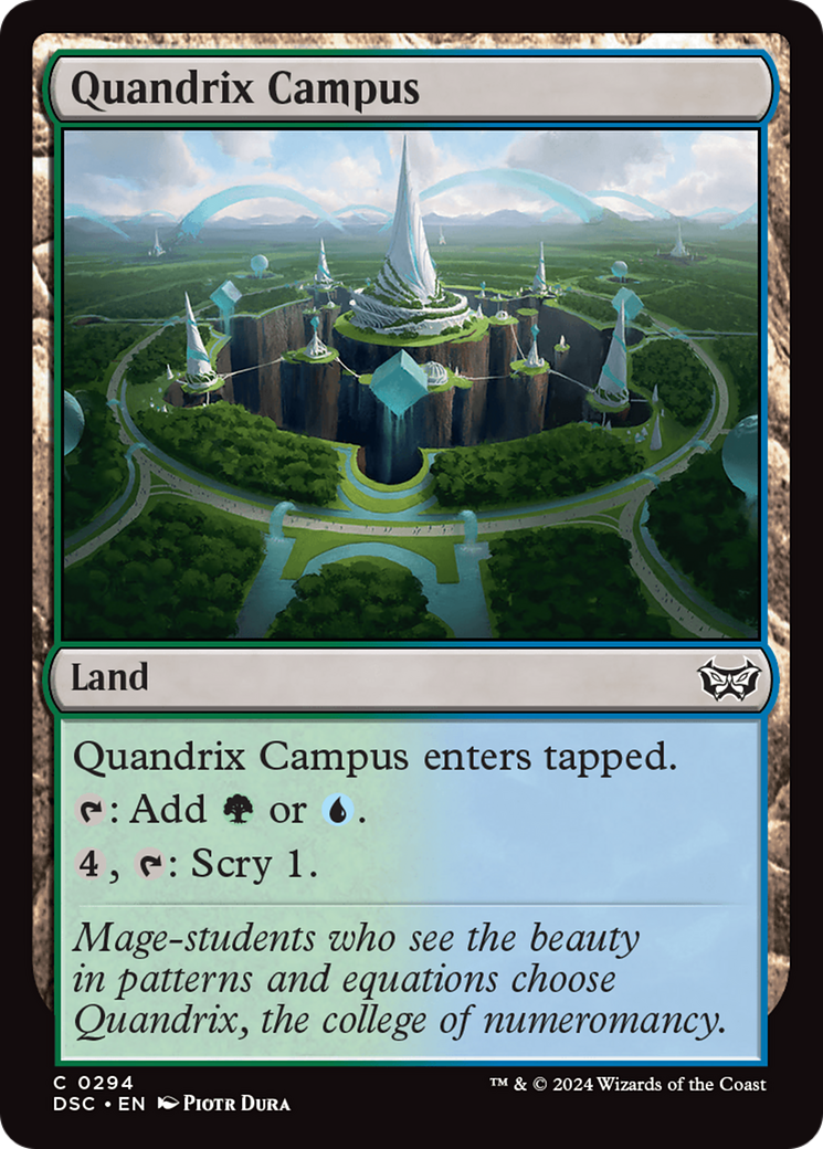 Quandrix Campus (294) [Duskmourn: House of Horror Commander] - Deck Out Gaming