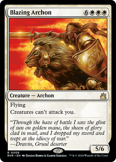 Blazing Archon (8) [Ravnica Remastered] foil - Deck Out Gaming